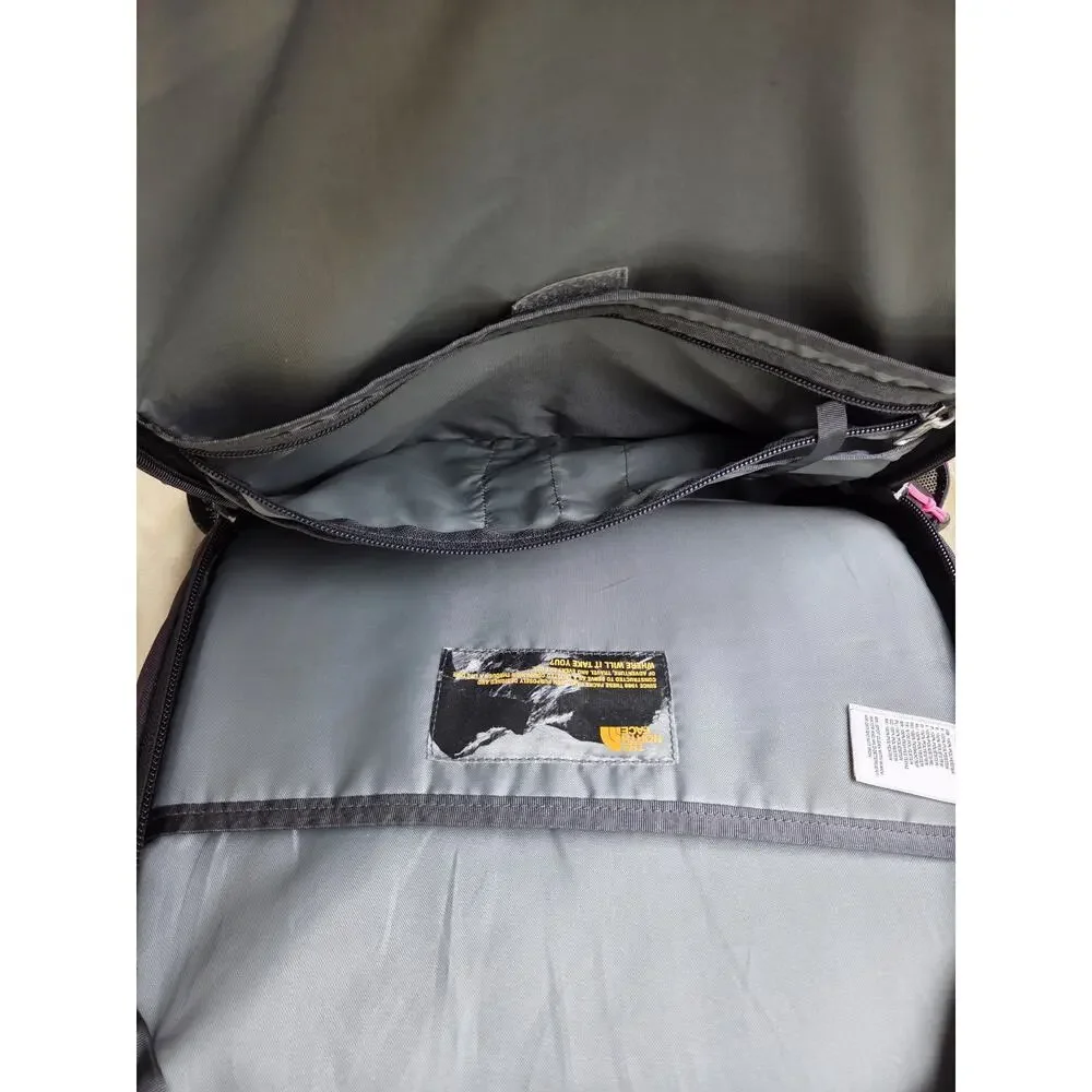 THE NORTH FACE PIVOTER 27L LAPTOP BACKPACK BLACK PINK NF0A3VXD